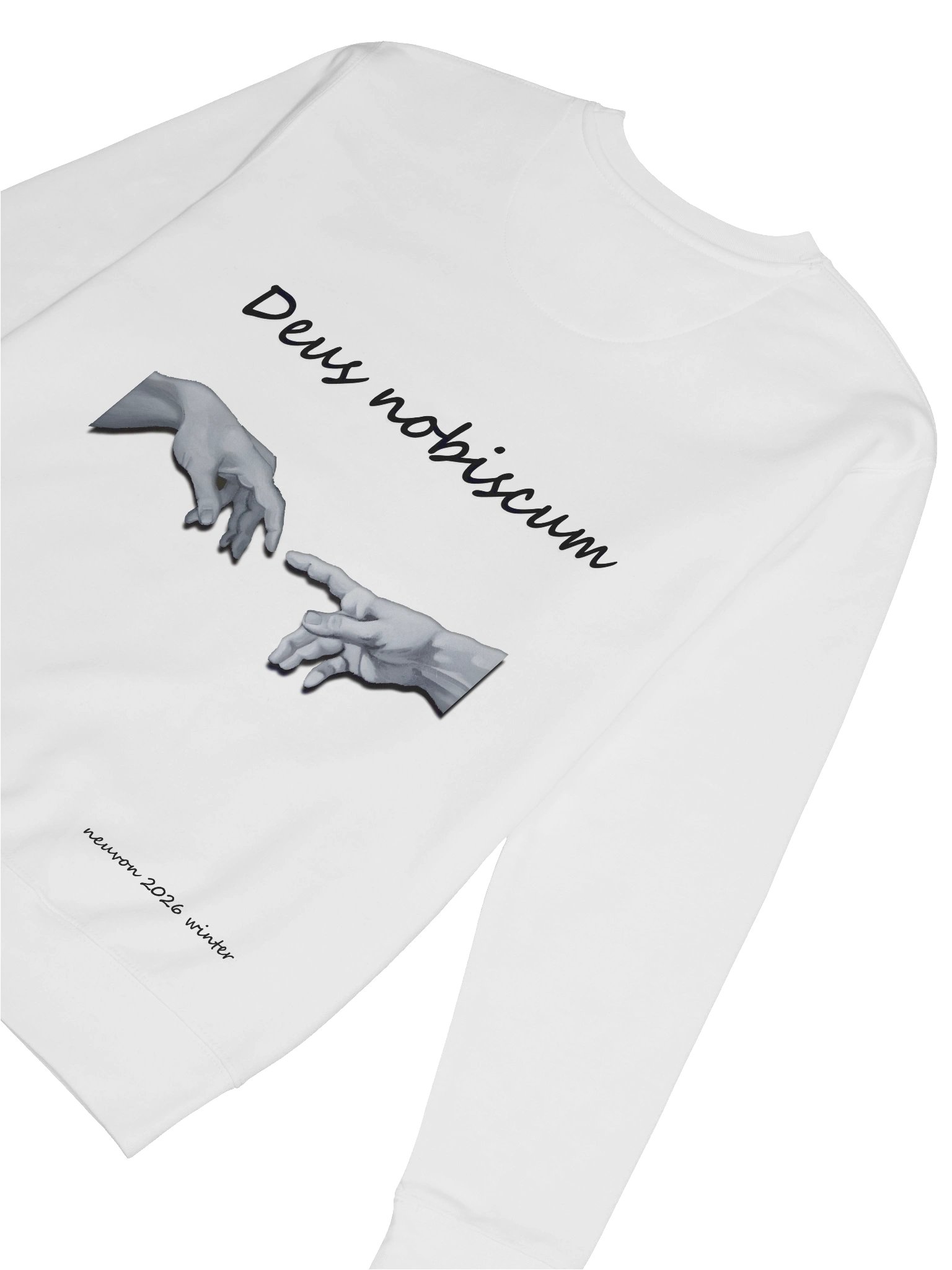 (W) Deus Nobiscum Premium Sweatshirt – Winter 2026 product image (8)
