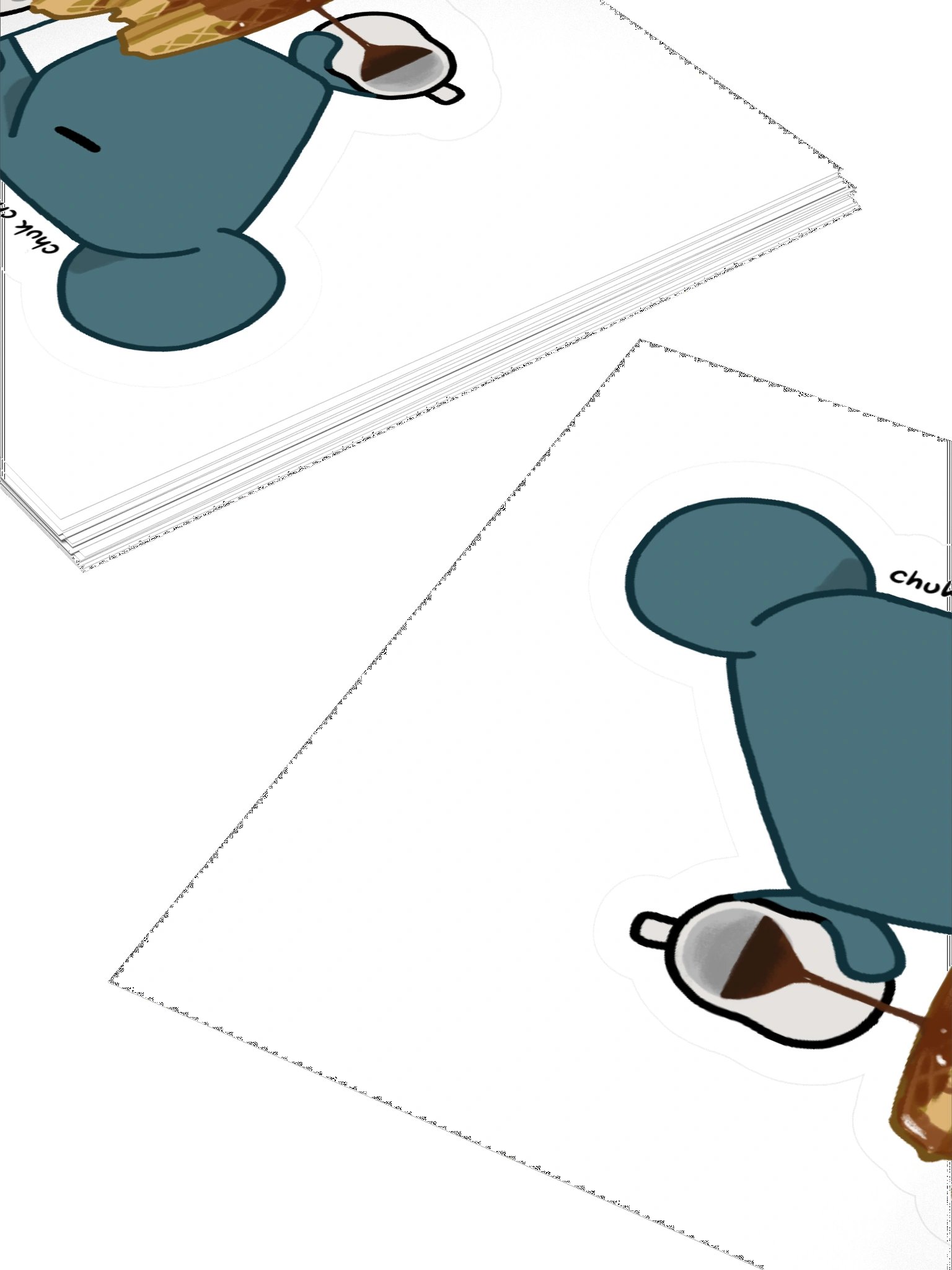 Waffle Art Sticker product image (4)