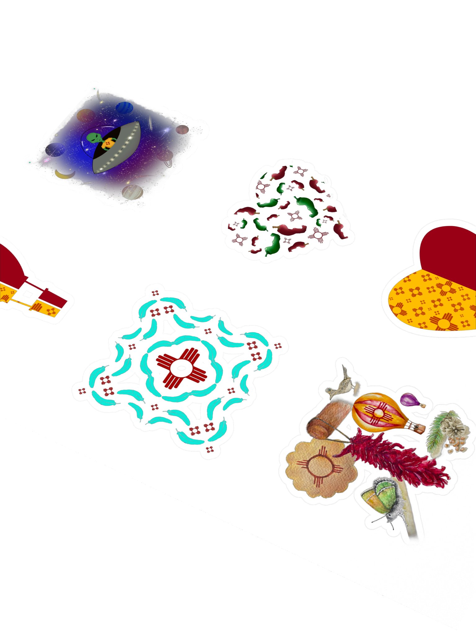 New Mexico Love Sticker Sheet product image (2)