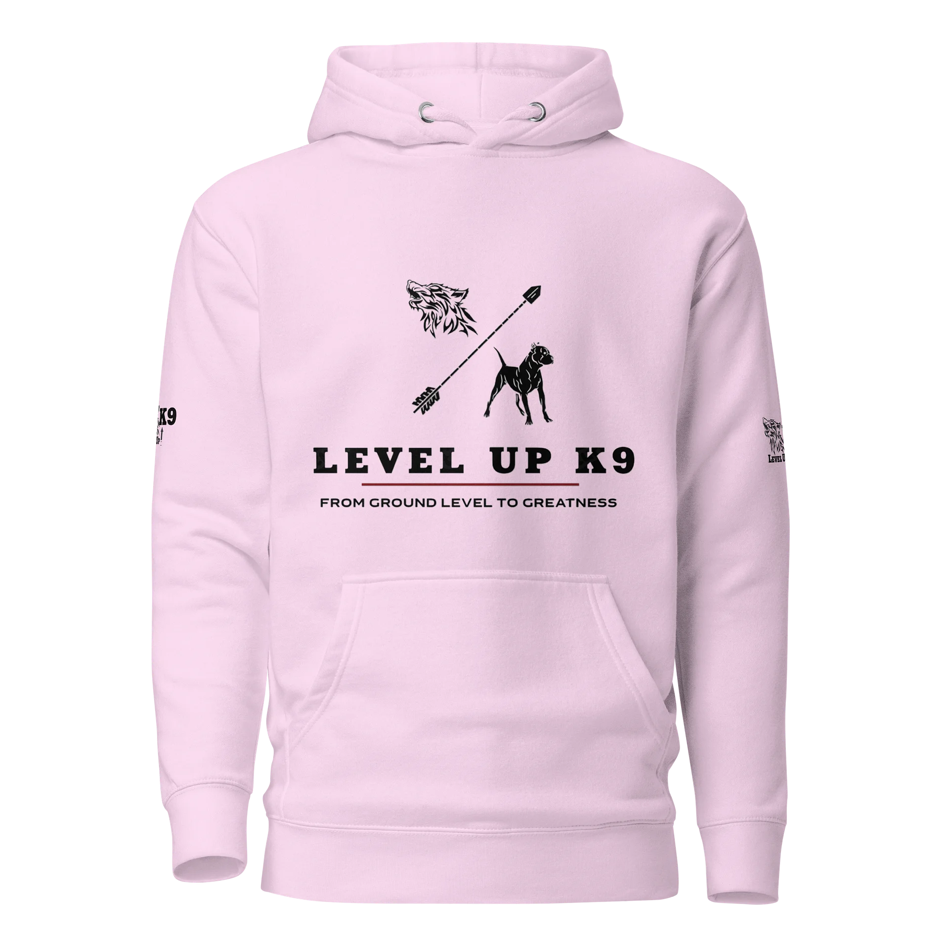 Level-UP K9 Standard Hoodie ( Lavender ) product image (1)
