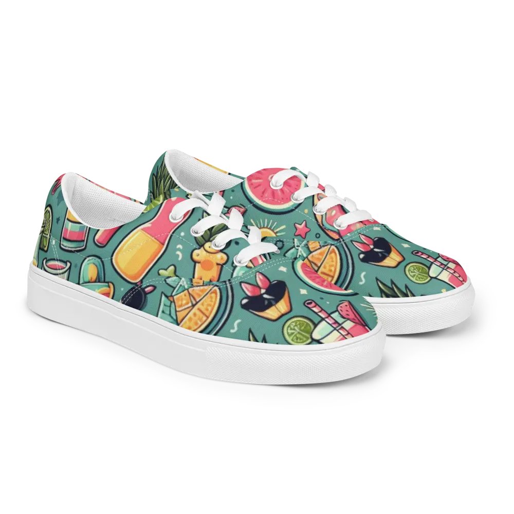 Tropical Vibes Men's Canvas Shoes product image (10)