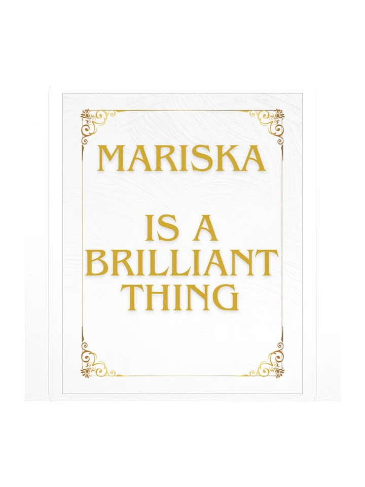 Brilliant Thing Sticker product image (1)