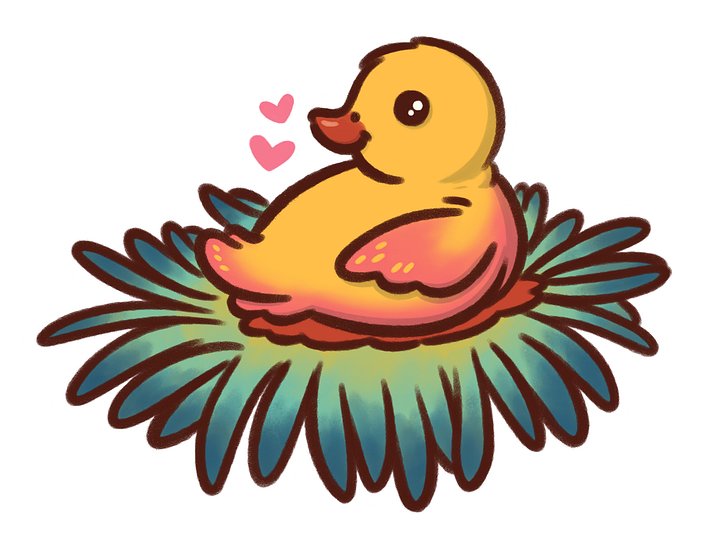 sticker : flower chick product image (1)