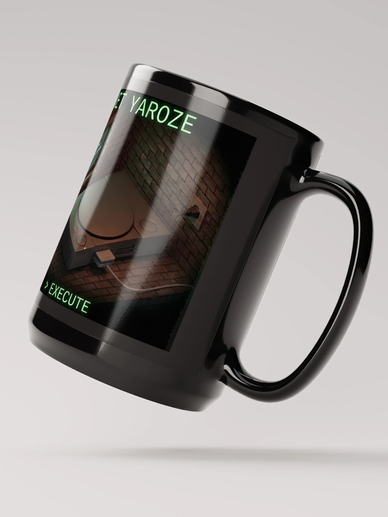 Net Yaroze Taza Negra - Accesorio Setup Gamer y Programador product image (4)