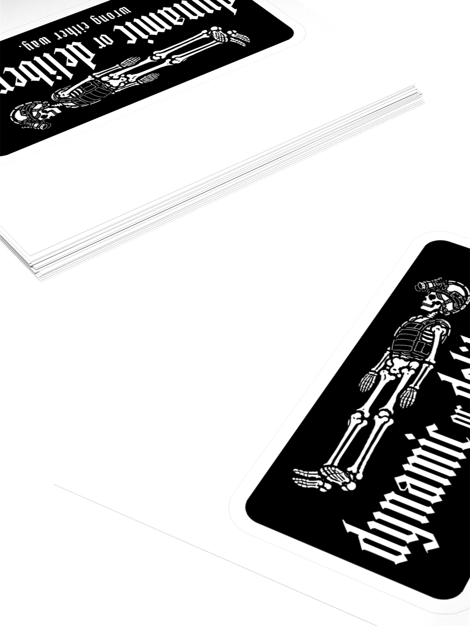 Dynamic or Deliberate Sticker product image (4)