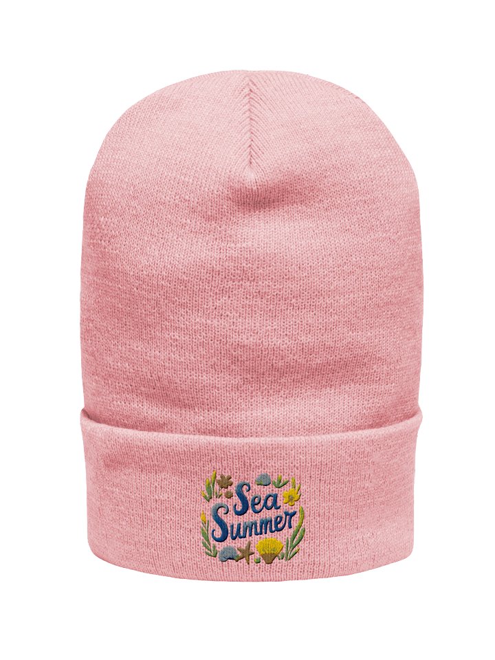 Sea Summer Yupoong Cuffed Beanie product image (4)