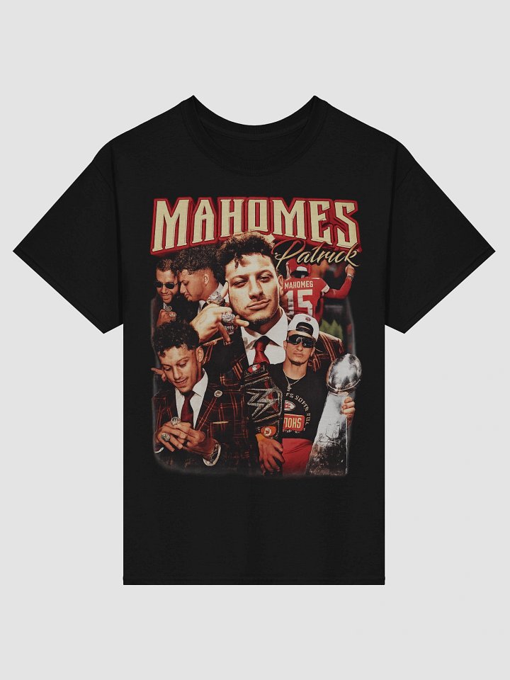 Patrick Mahomes Vintage 90s Graphic T-Shirt - Kansas City Football Fans Retro Bootleg Tee product image (2)