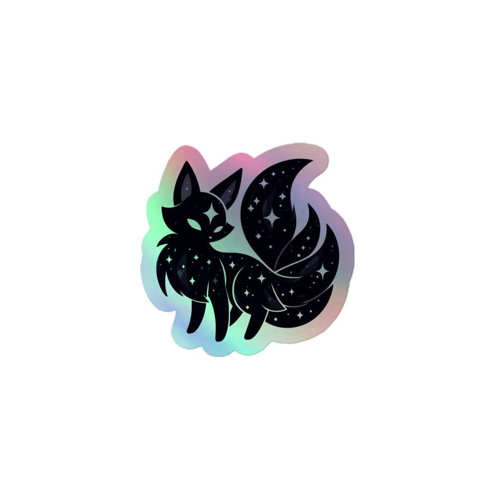 Cosmic Kitsune Sticker product image (2)