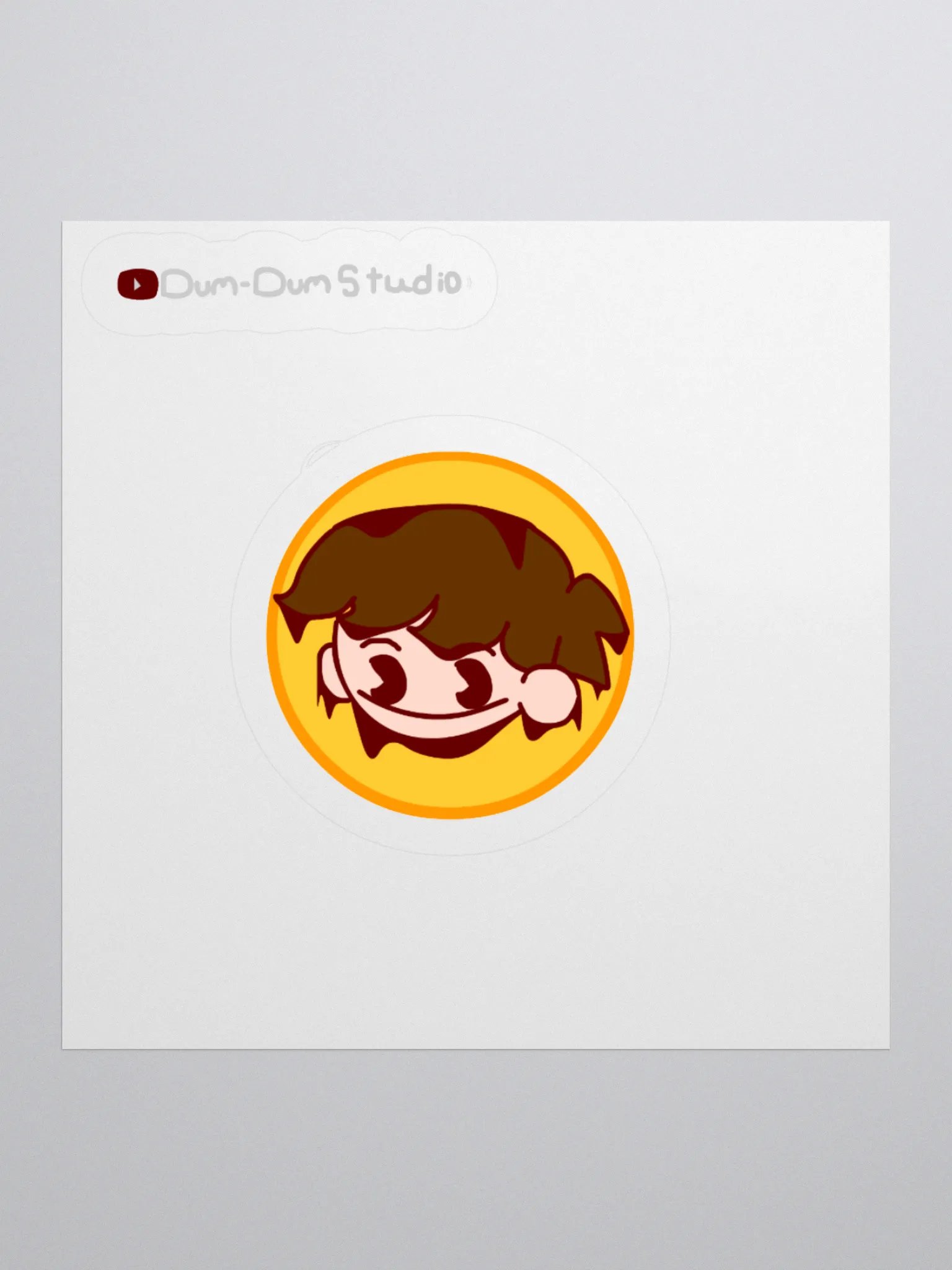 Dum-Dum logo sticker product image (1)
