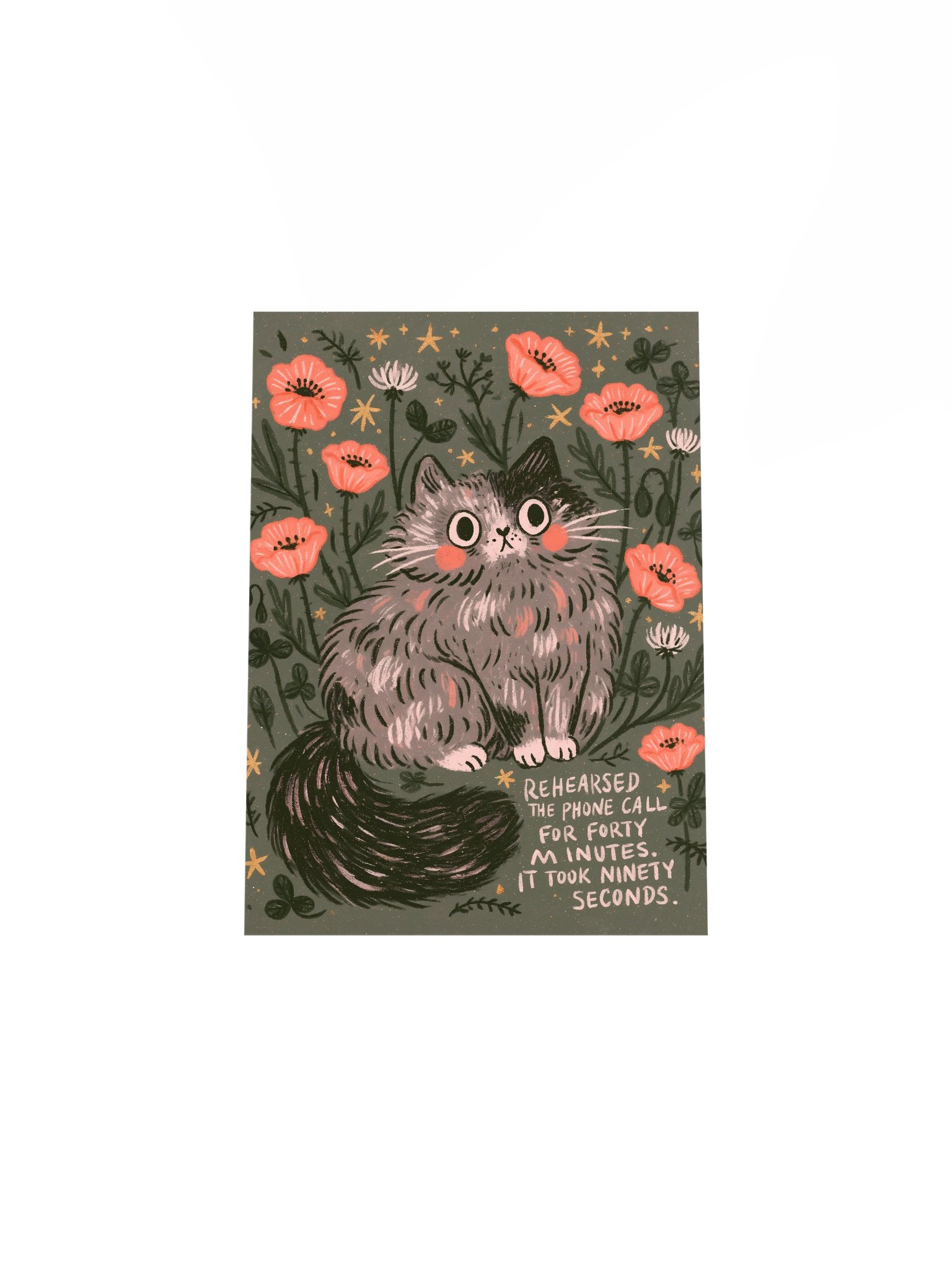 Anxious Cat poster product image (4)