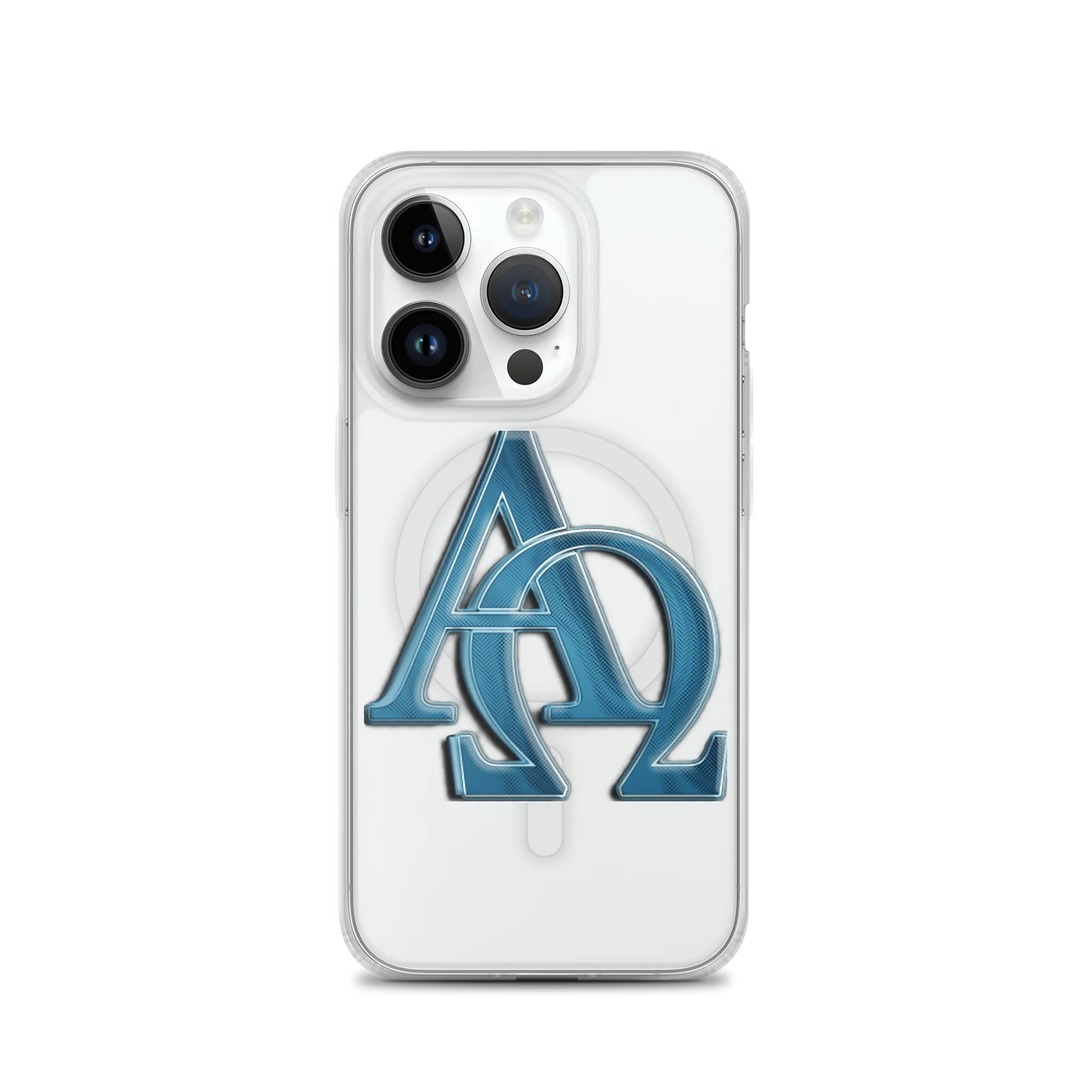 Alpha Α & Omega Ω MagSafe® iPhone® Clear Case product image (3)