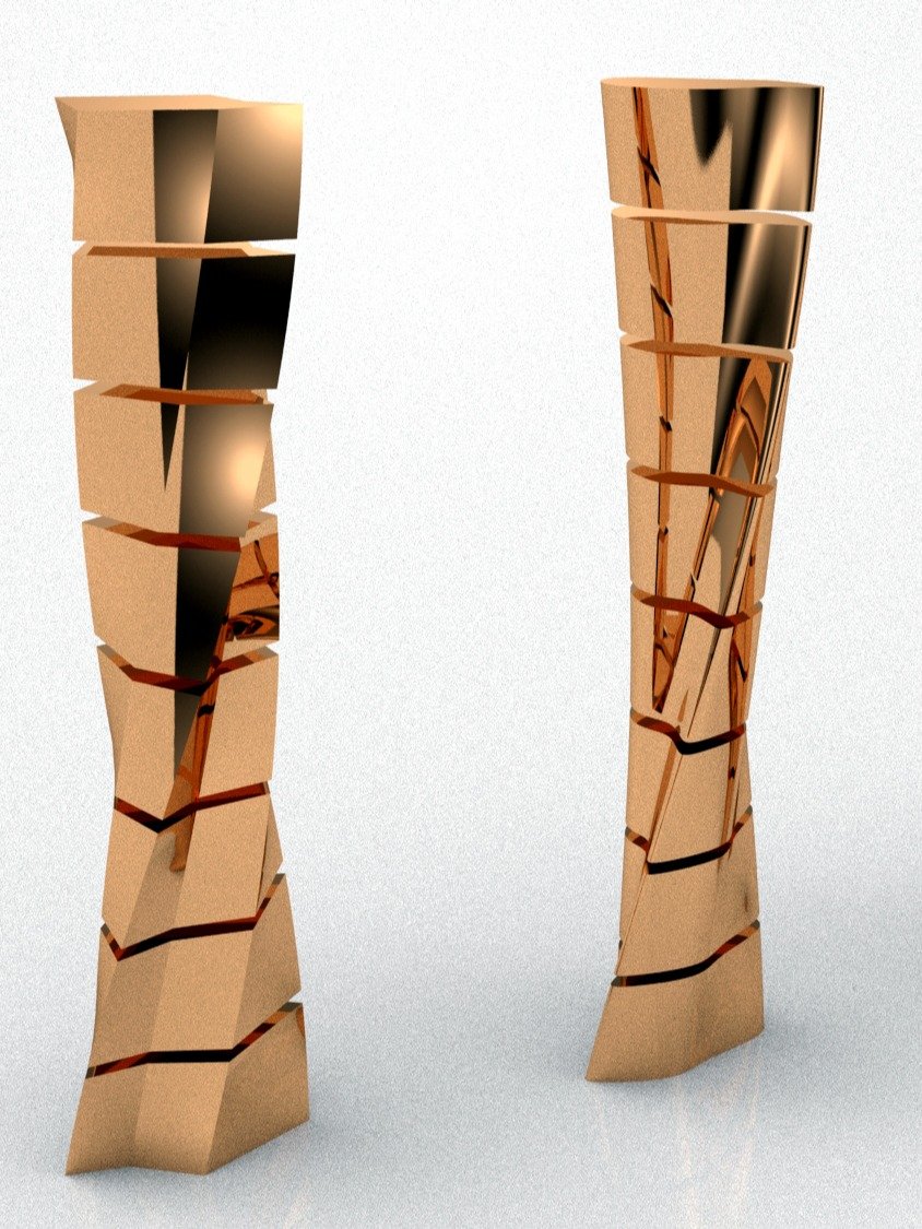 Twisting Parametric Tower Facade Design Grasshopper Rhino Files ...