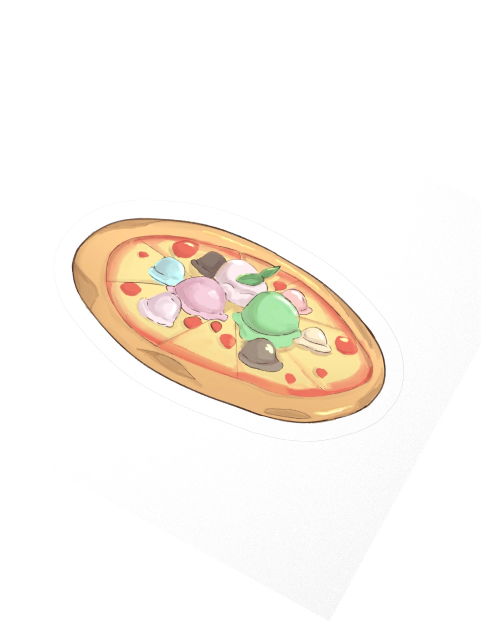 Pizza Ice Cream - Sticker product image (4)
