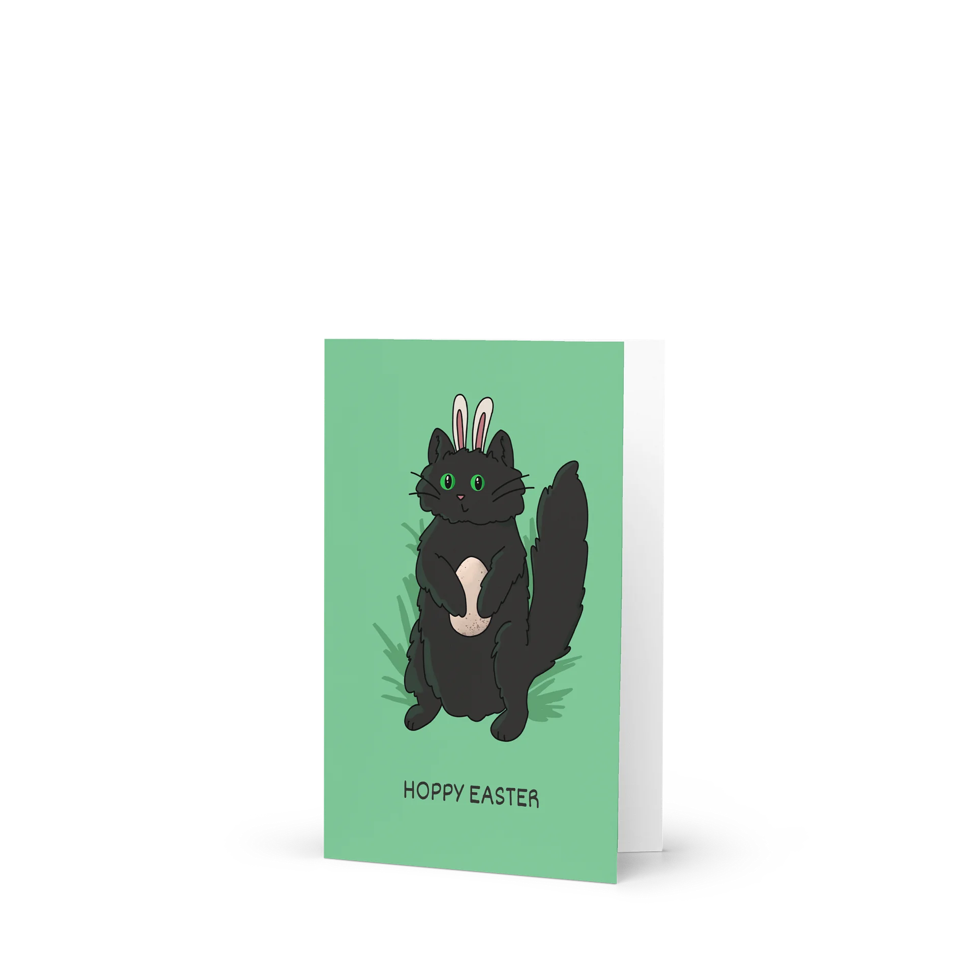 Hoppy Easter Bunny Cat Card product image (2)
