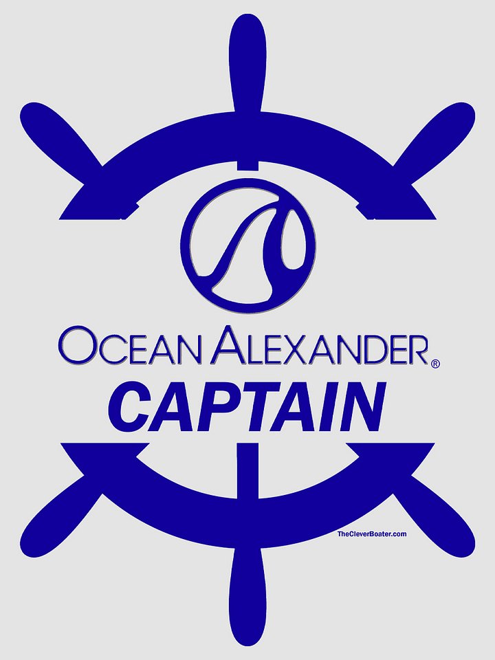 Ocean Alexander Captain - T-Shirt - Light Shirt w/Blue Logo product image (2)