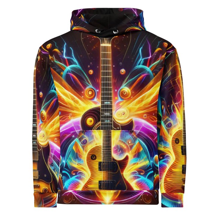 Guitar Musical Instrument - All-Over Unisex Hoodie #14 product image (1)