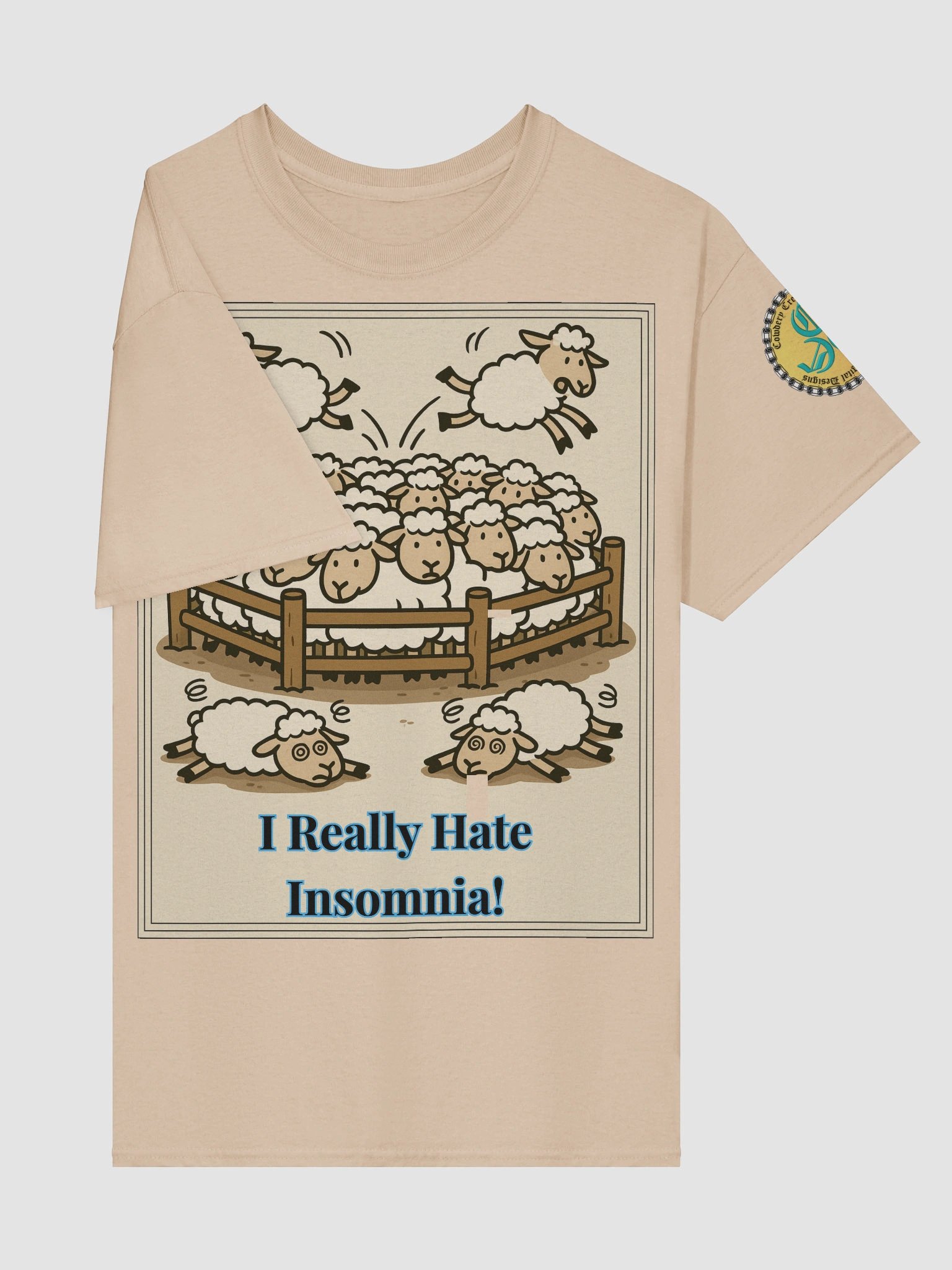 I Really Hate Insomnia (Both) Gildan Heavyweight T-Shirt Colors (3) product image (43)