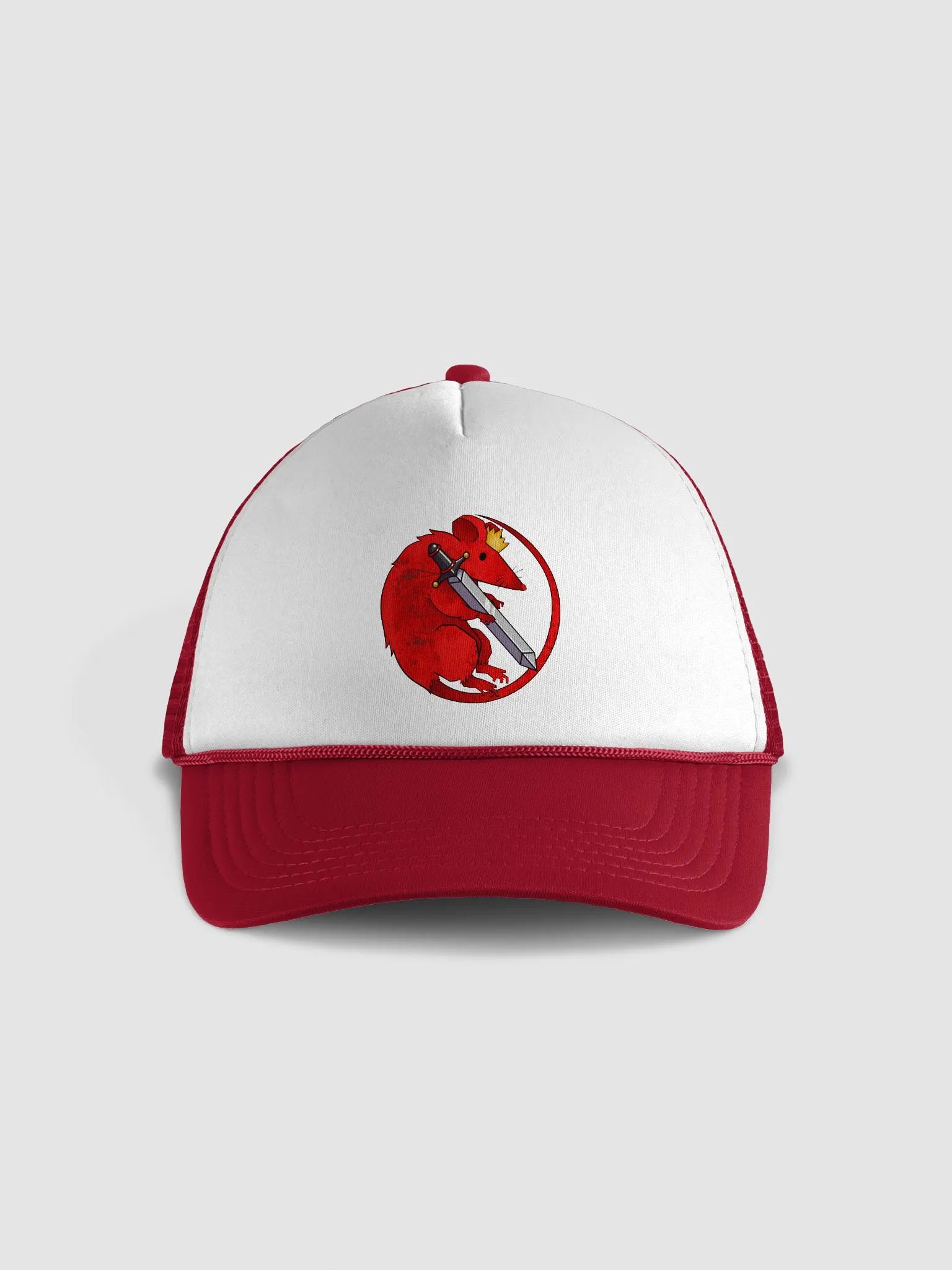 The Rat Pack - Red & White cap product image (1)