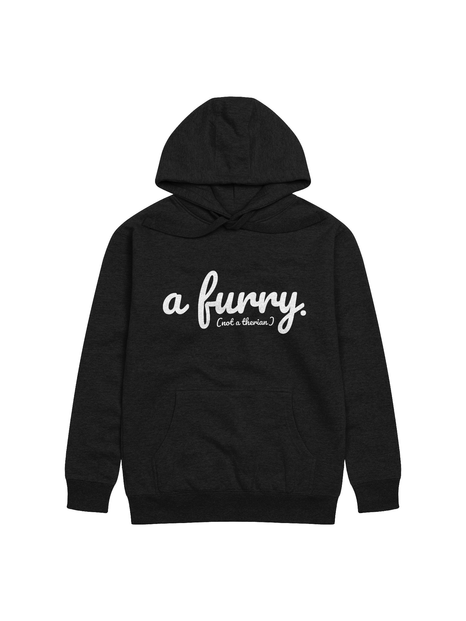 Clearly a furry hoodie (dark edition) product image (1)
