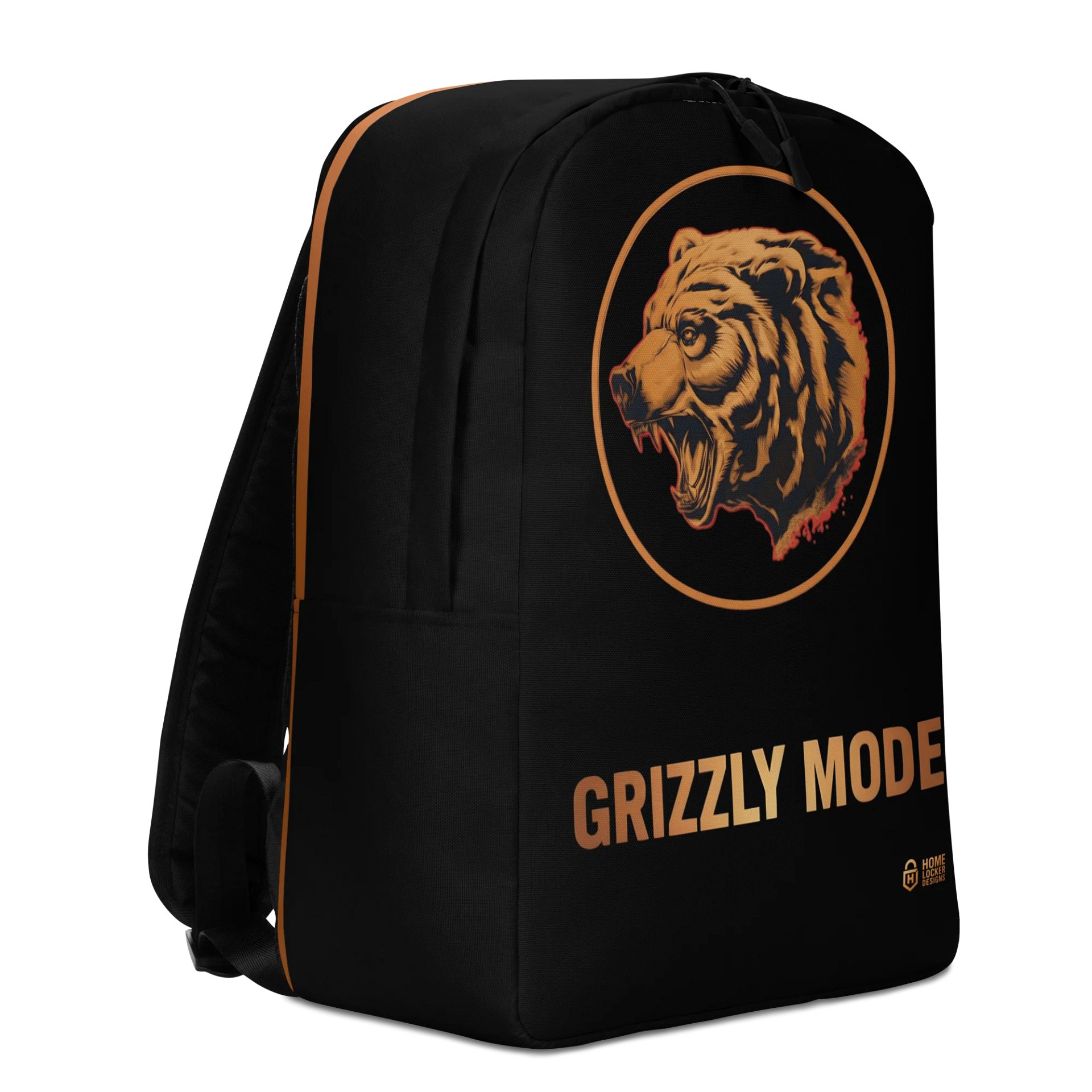 Grizzly Mode™ Burnt Gold Chicago Backpack | Home Locker Edition product image (3)