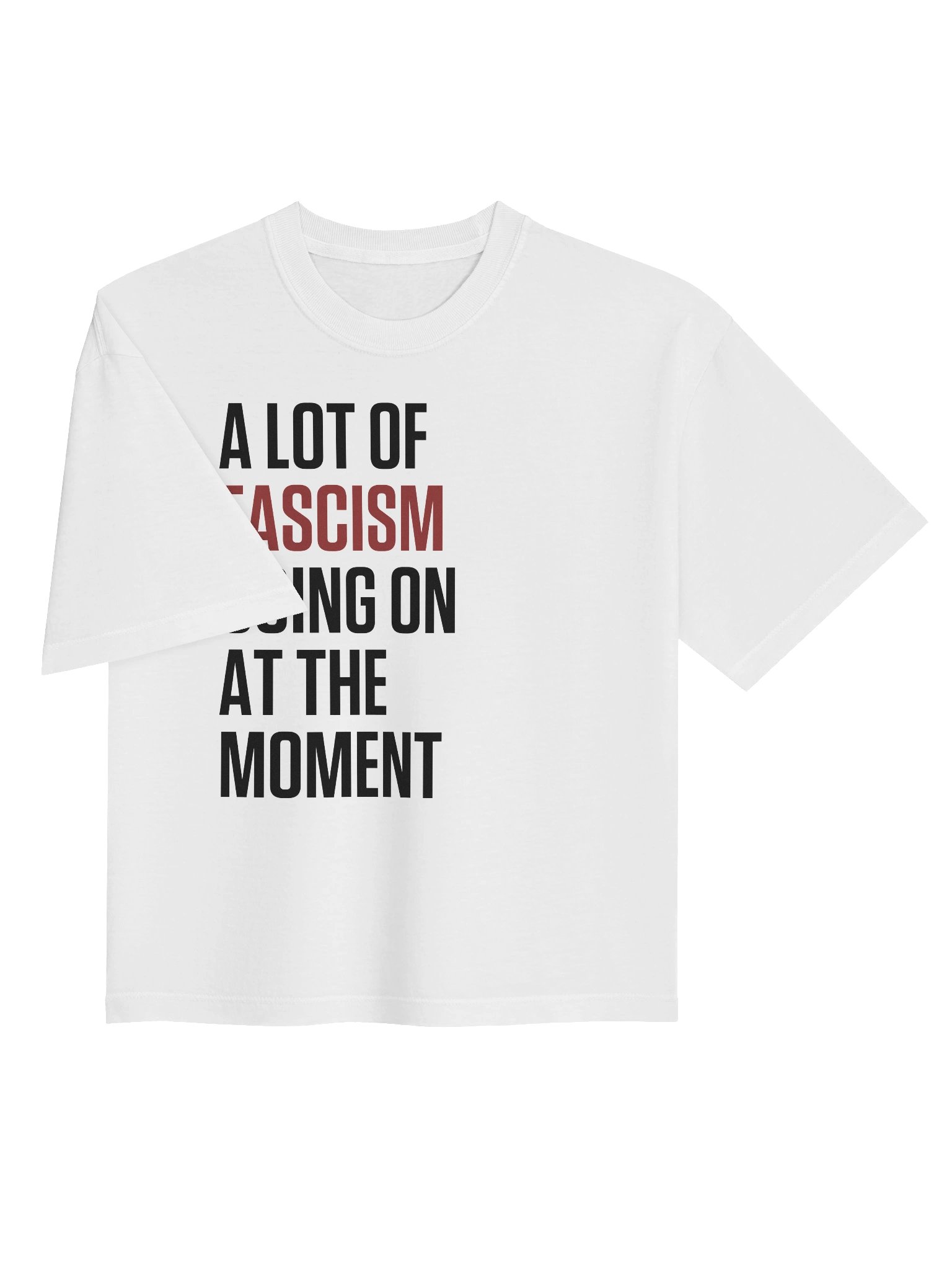 A Lot Of Fascism Going On At The Moment Boxy Cropped T-Shirt product image (3)