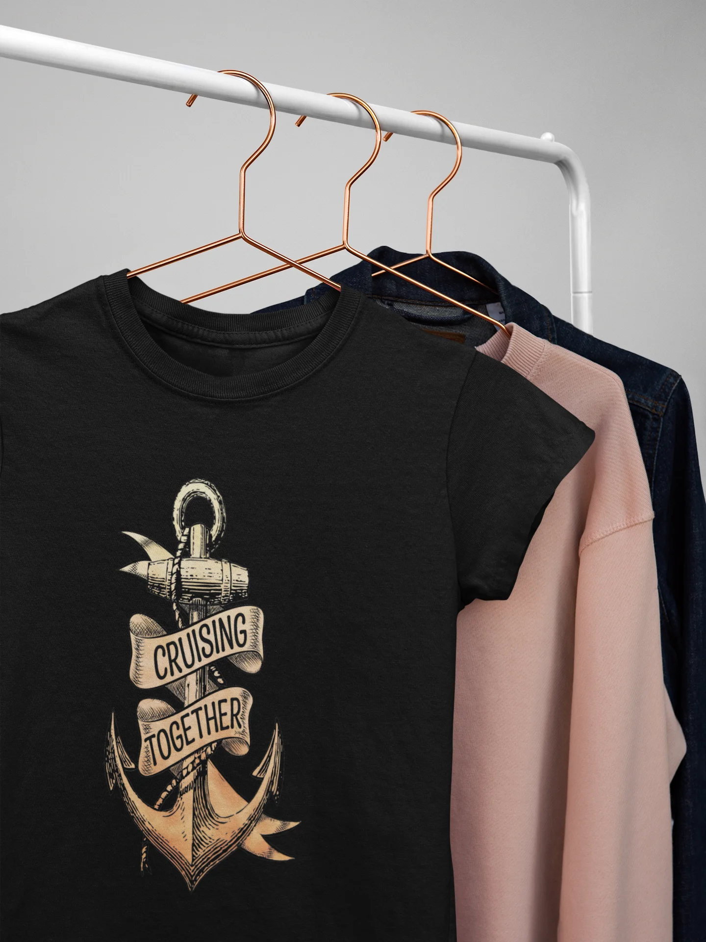 Cruising Together Anchor Unisex Softstyle T-Shirt product image (4)