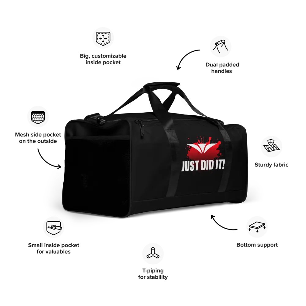 Just Did It! Red Splatter Duffle Bag product image (10)
