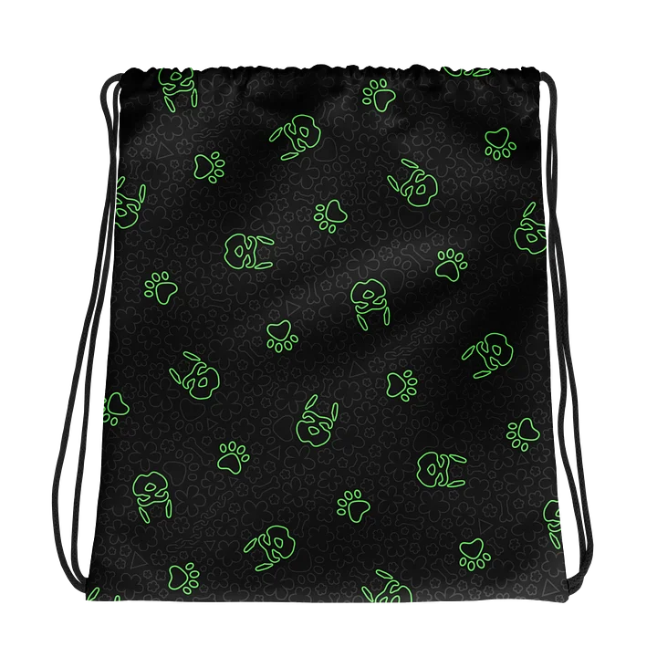 Psych Drawstring Bag - Night Green product image (1)