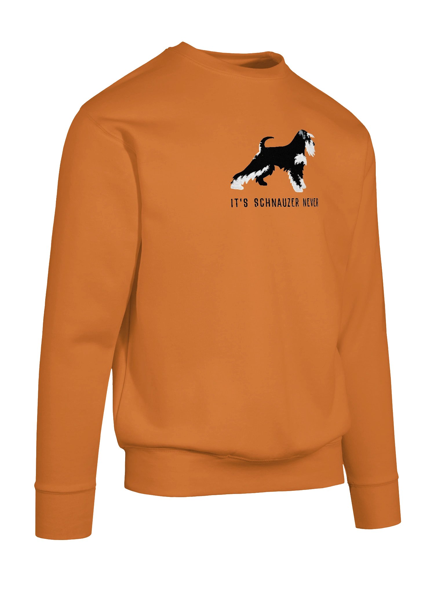 It's Schnauzer Never Sweatshirt (Embroidered) of a Miniature Schnauzer(Black and Silver) product image (59)
