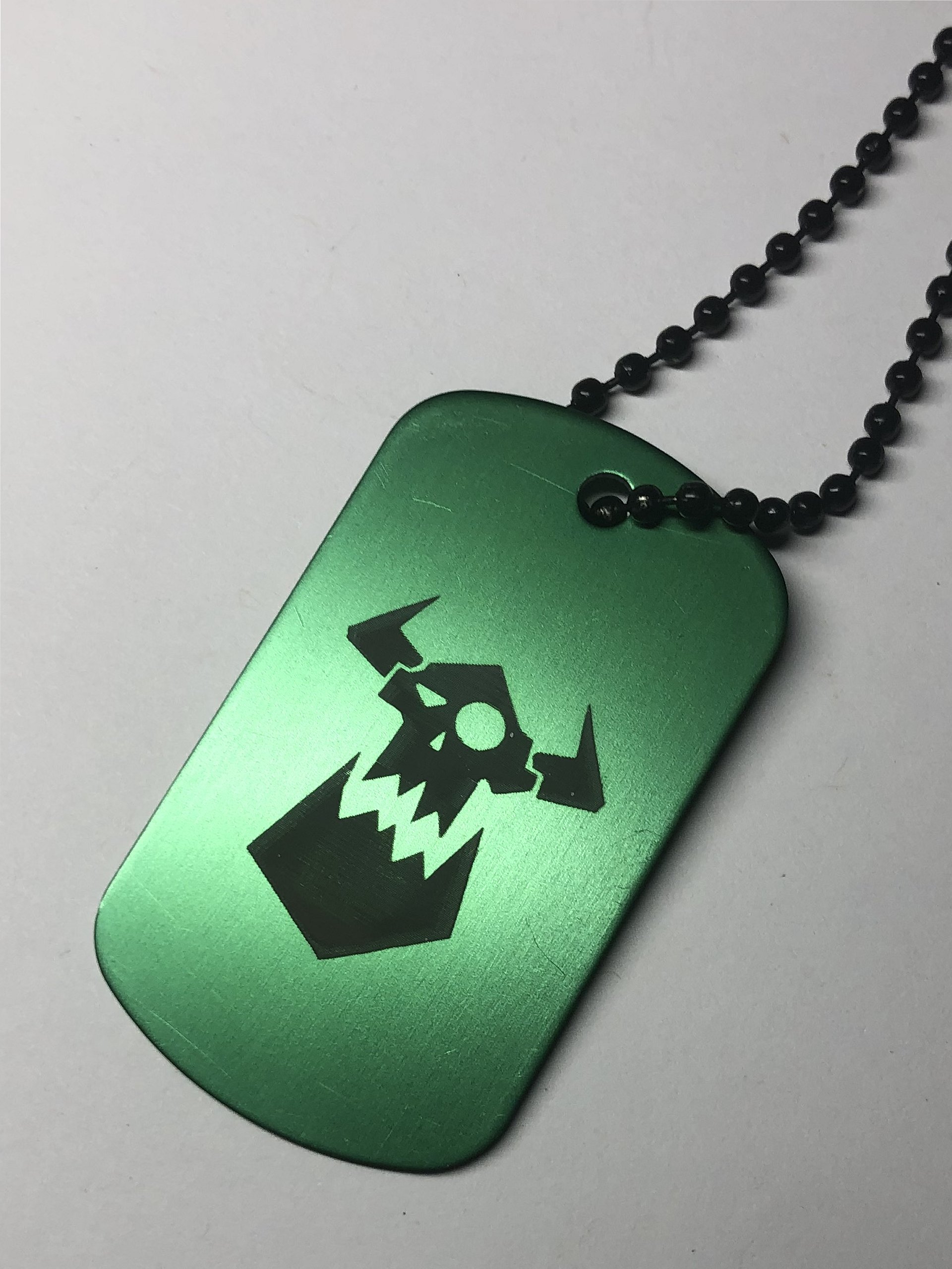 THE WAAAGH - Engraved Dog Tag Pendant Necklace product image (5)
