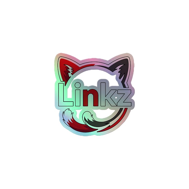 Kiss-Cut Holographic Sticker Sheet - Linkz Logo product image (1)