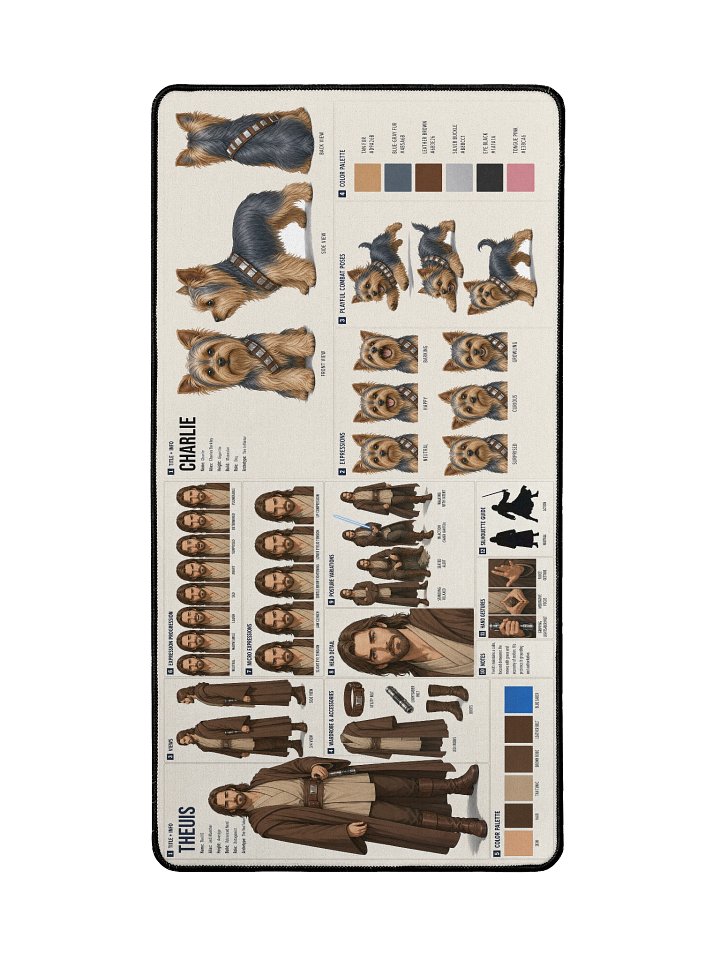 TheUIS & Charlie - The Assets 15.5" x 31.5" Mouse Mat product image (2)