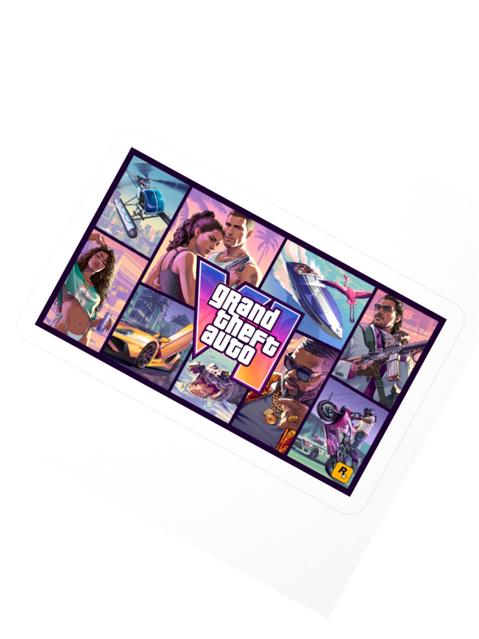GTA VI Official Artwork Sticker product image (2)