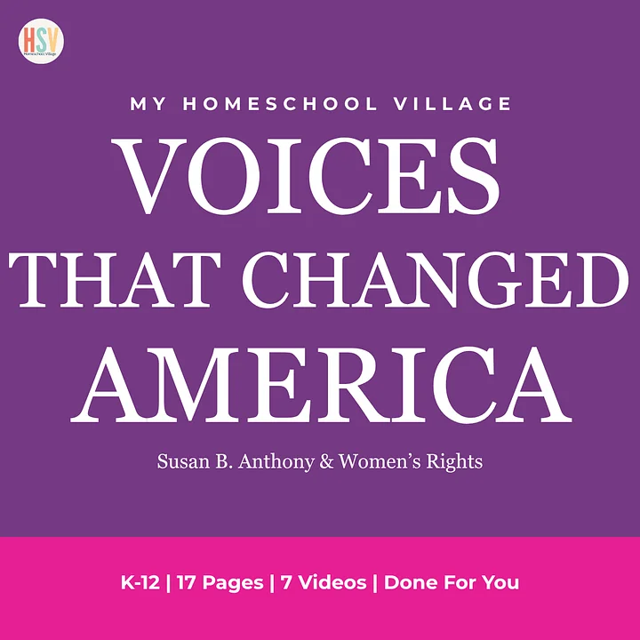 Voices That Changed America: Susan B. Anthony & Women's Rights product image (1)