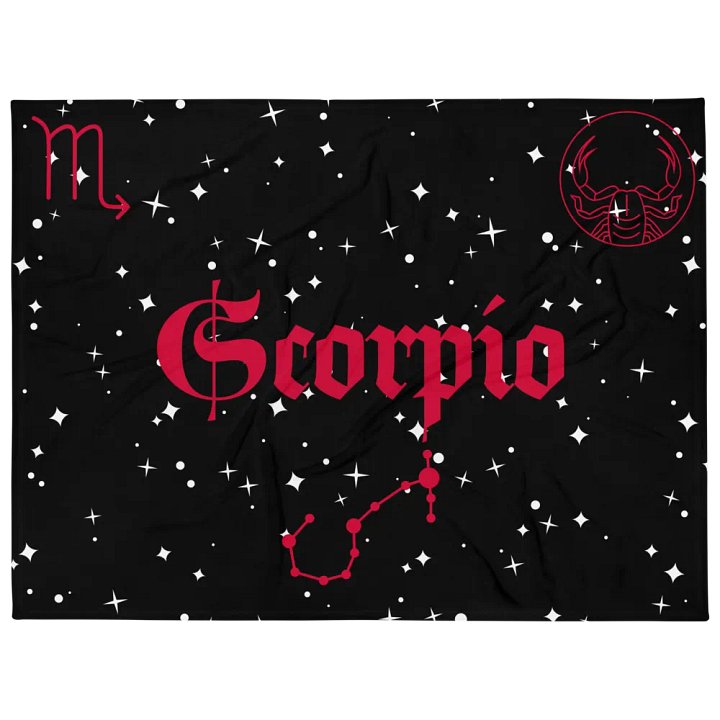 Starry Scorpio Constellation Blanket product image (1)