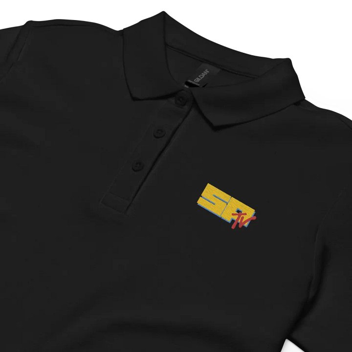 SP TV logo Embroidered on Womens Pique Polo product image (2)