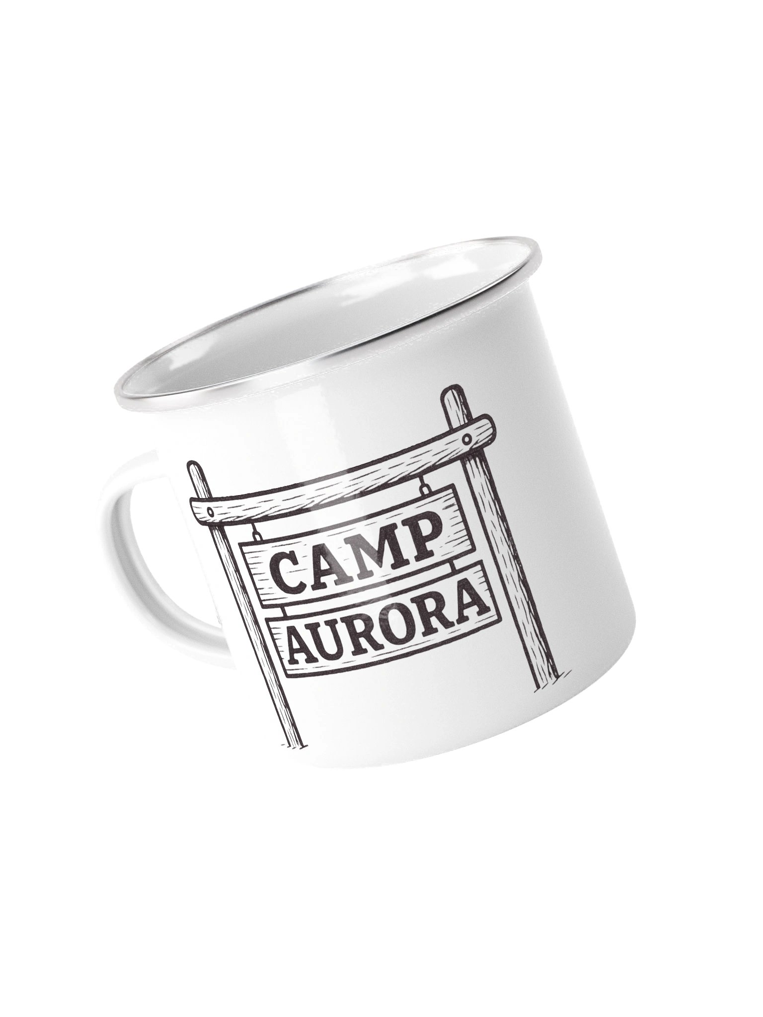 Camp Aurora Enamel Mug product image (1)