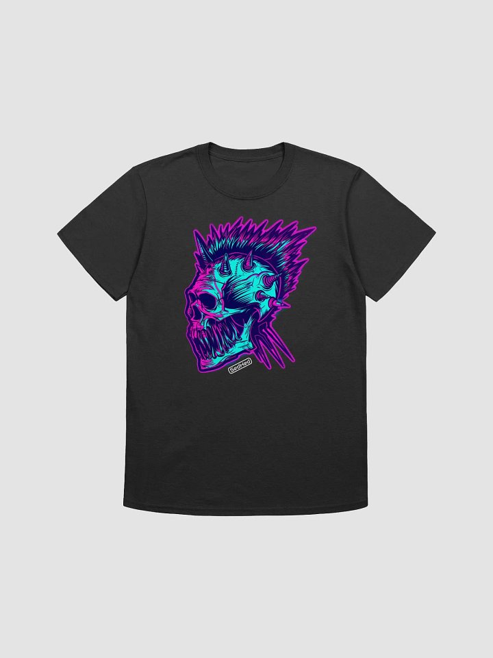 Neon Punk Skull Unisex T-Shirt product image (1)