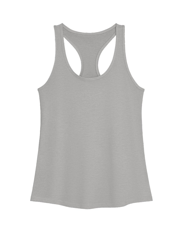 The Gatekeeper’s Key – Heather Grey Reverse Motion Edition (Back Print Only) | Women’s Racerback Tank product image (1)