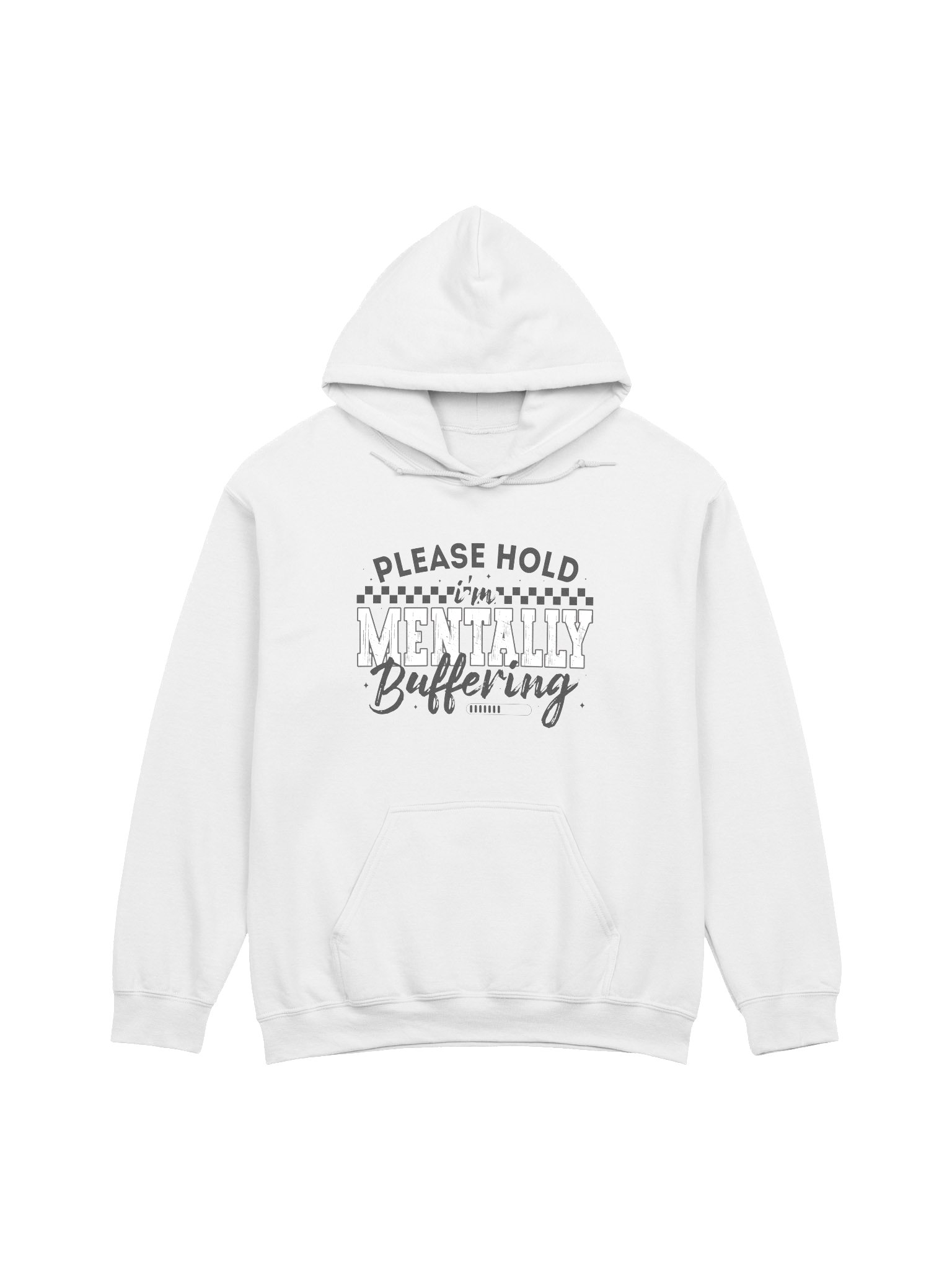 Please Hold I'm Mentally Buffering- Acknowledging Daily Mental Load Mental Health Awareness Hoodie product image (33)