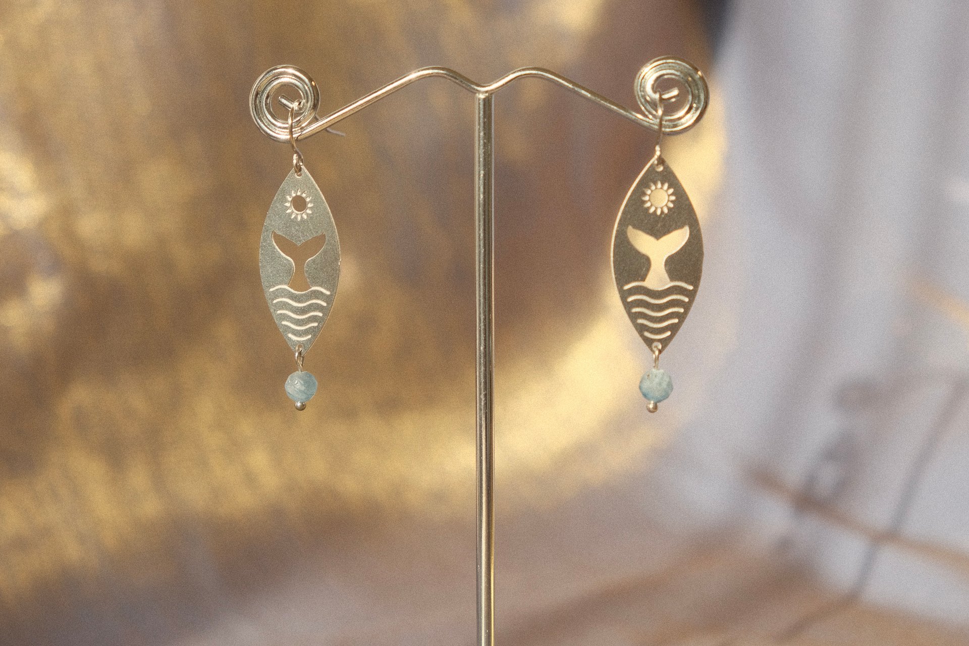 Kyanite Ocean Earrings product image (11)