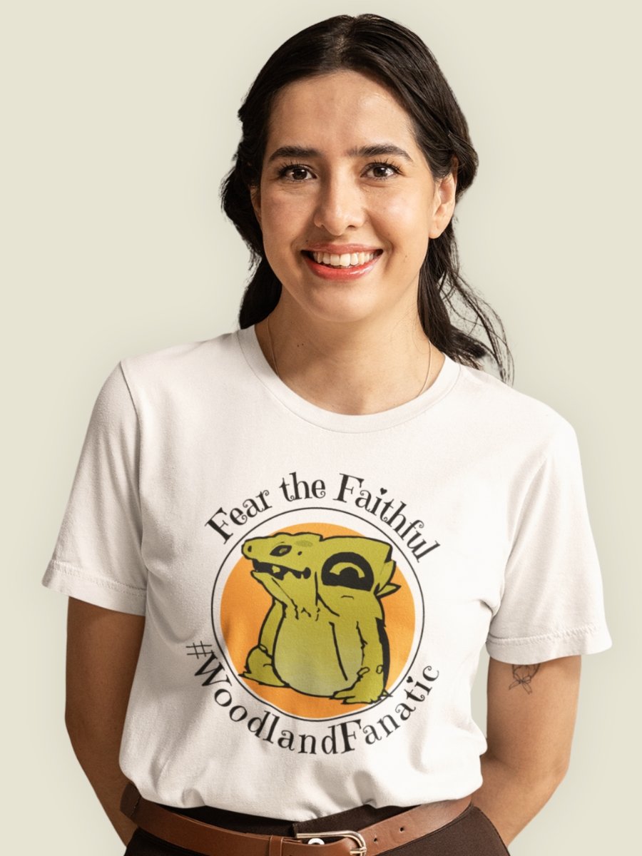 Root Lizard Cult Shirt for Board Gamers, Fear the Faithful Woodland Fanatic White *unofficial product image (1)