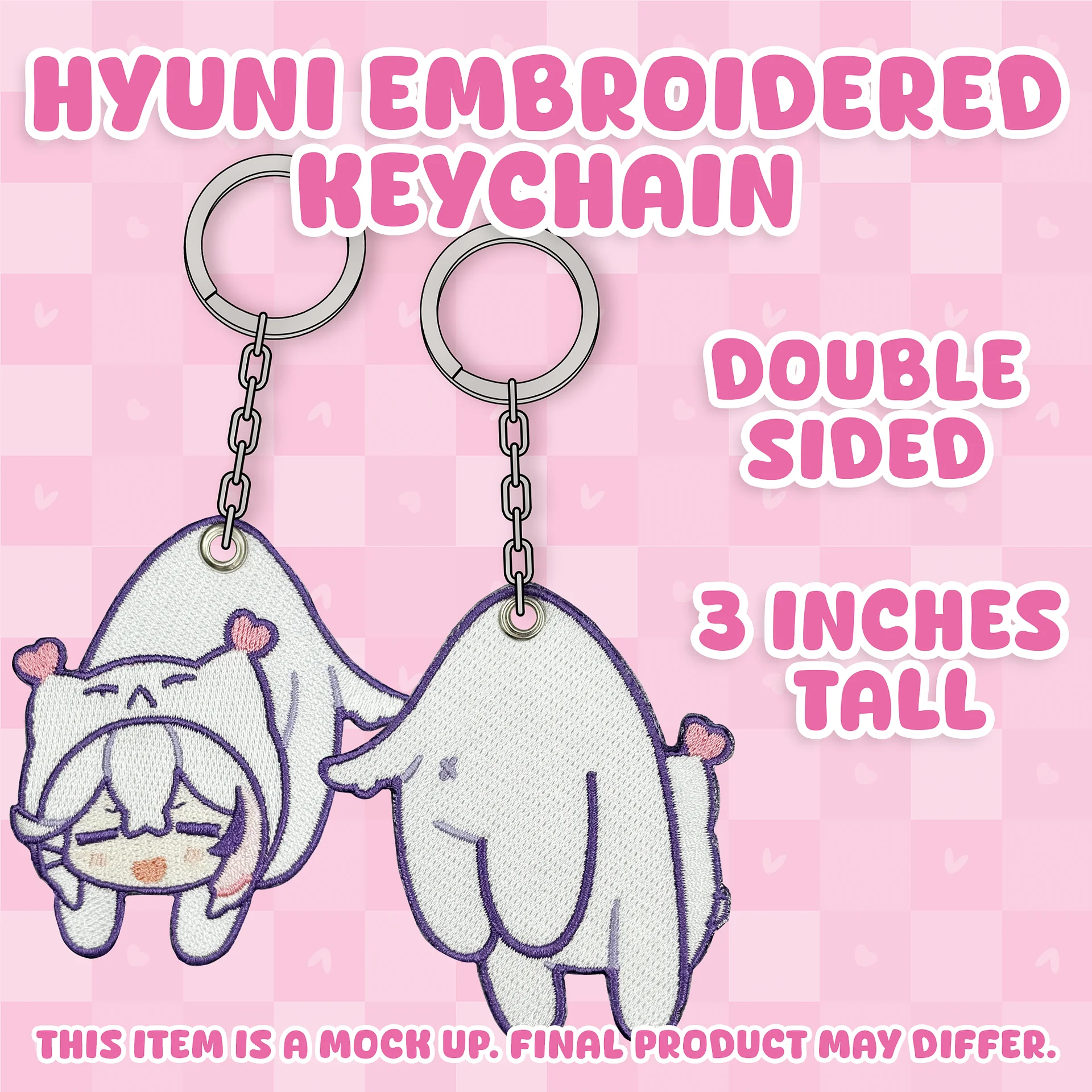 Hyuni Embroidered Keychain product image (1)
