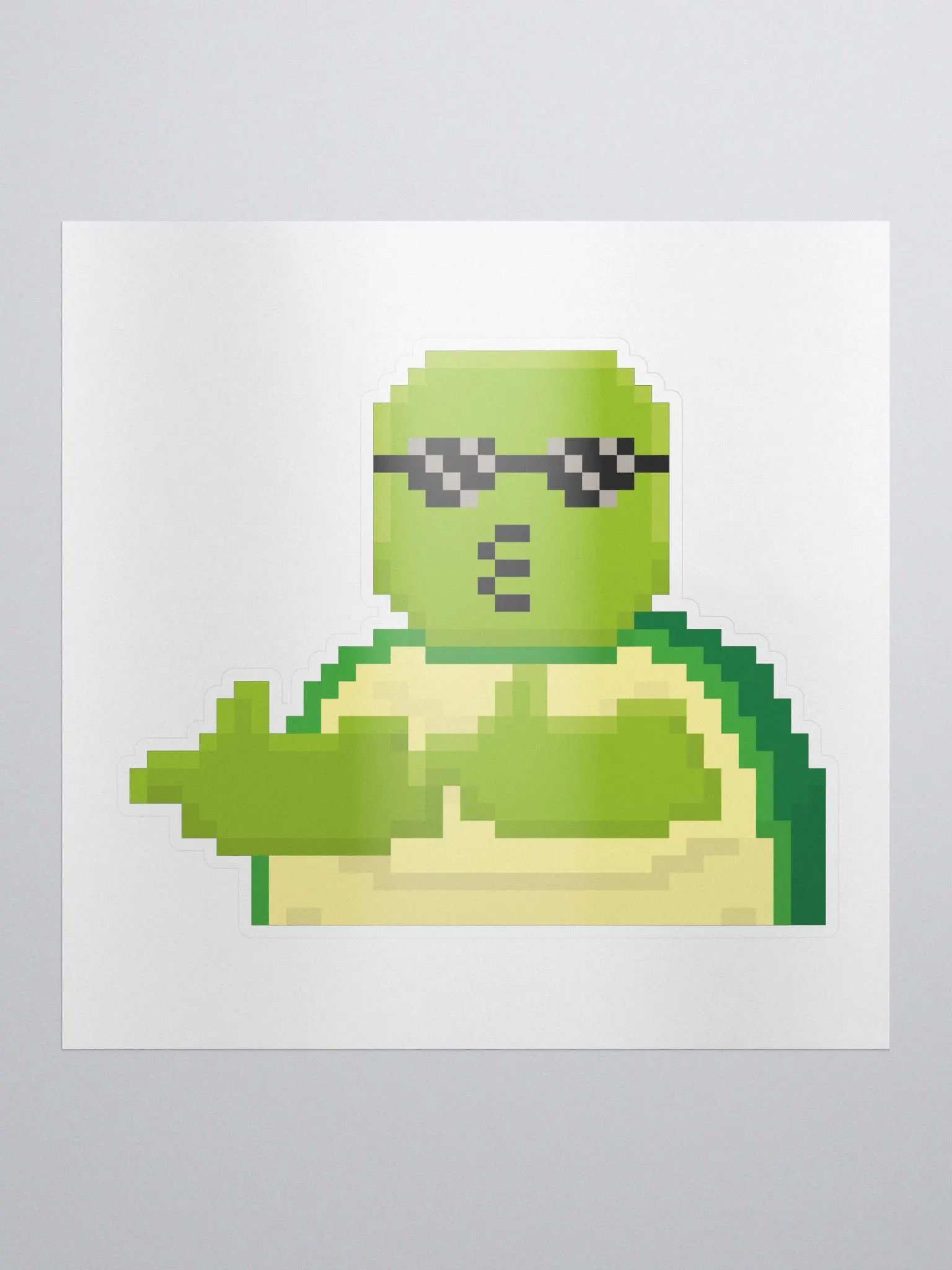 Cool Turtle Sticker product image (1)
