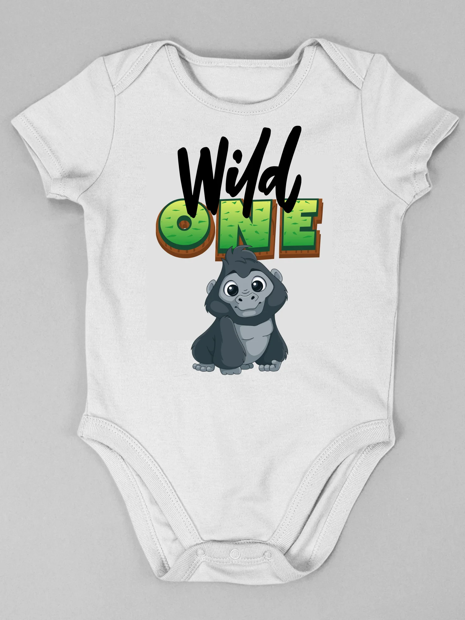 Wild ONE Animal Onesie - 1st Birthday Outfit - Jungle Themed Party product image (2)