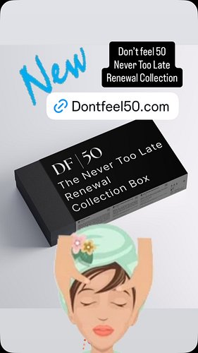 DF|50 NEVER TOO LATE RENEWAL  The DF|50 Never Too Late Renewal Collection Box features three products that work together to s...