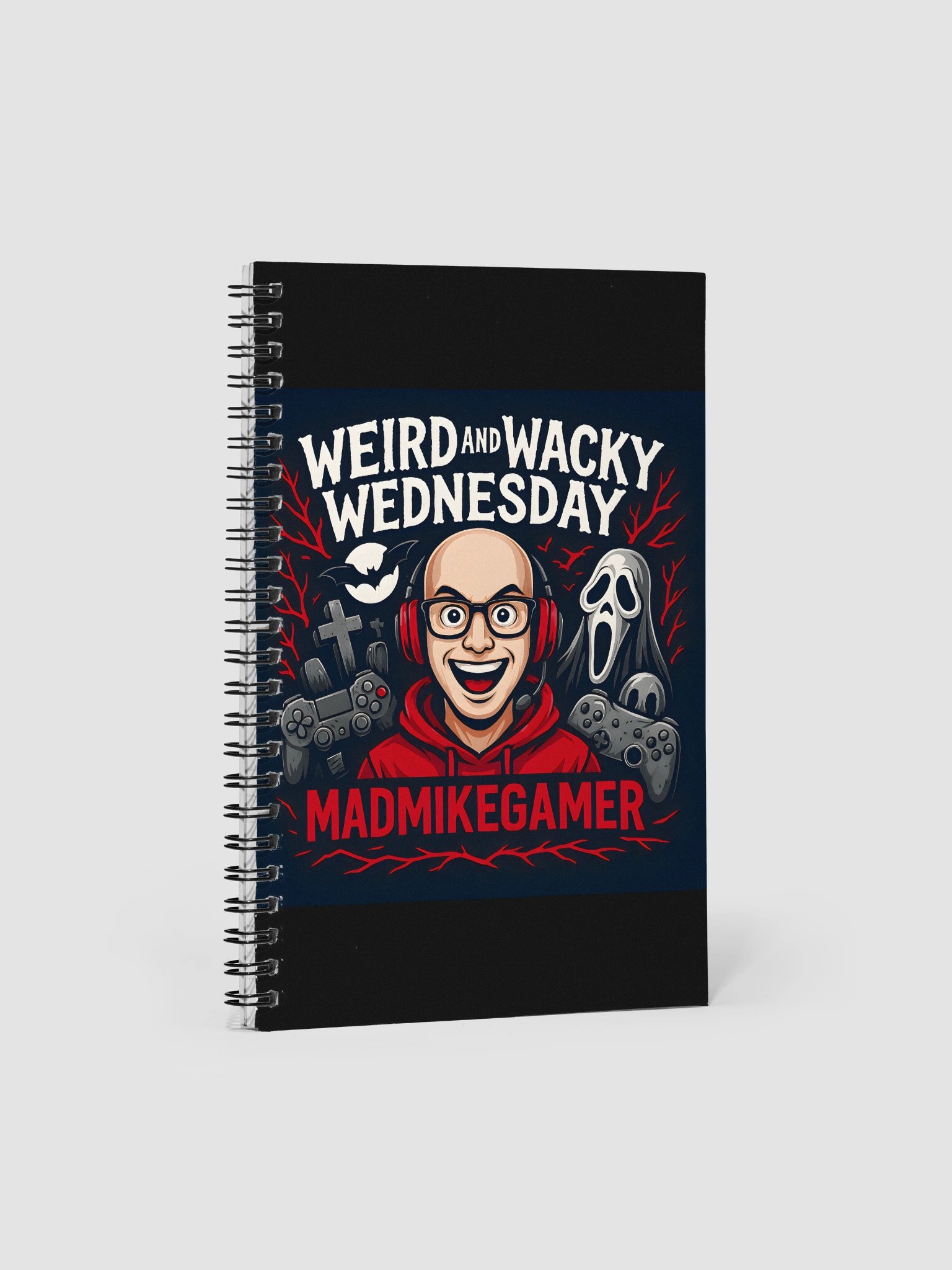 Scream & Game Spiral Notebook product image (1)