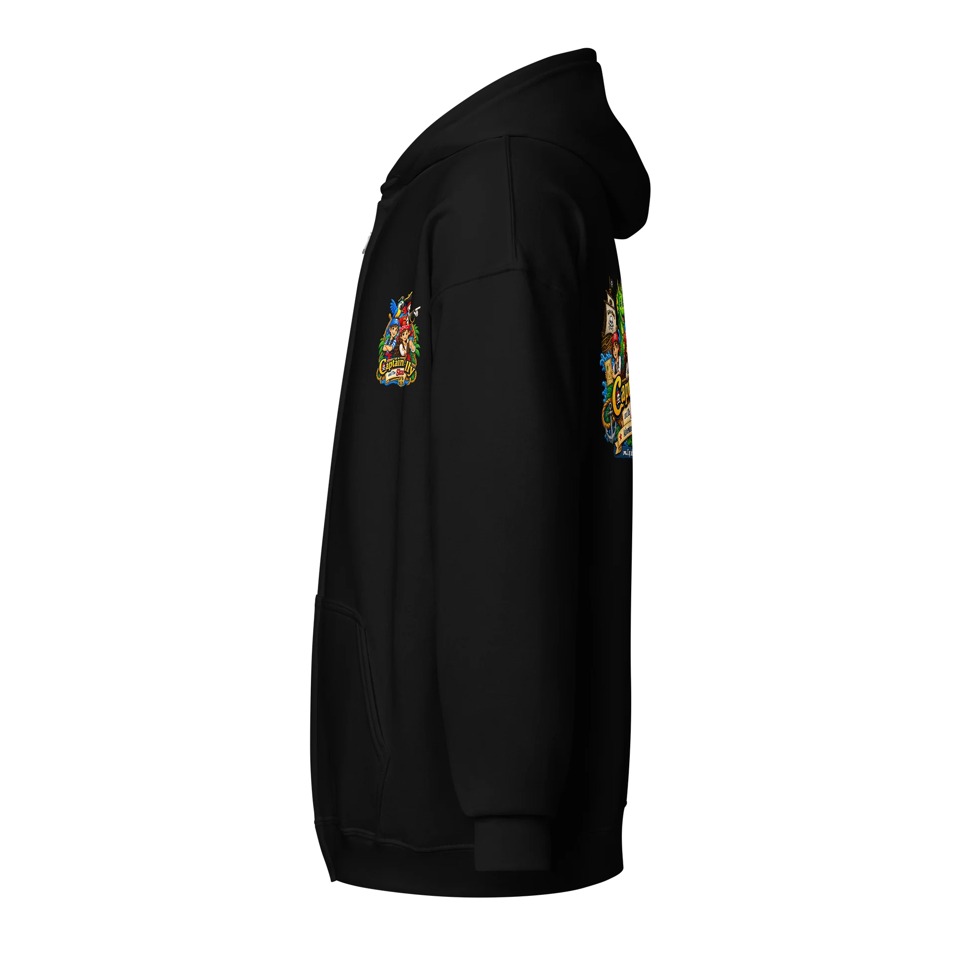 Captain Skully Zippered Hoodie product image (5)