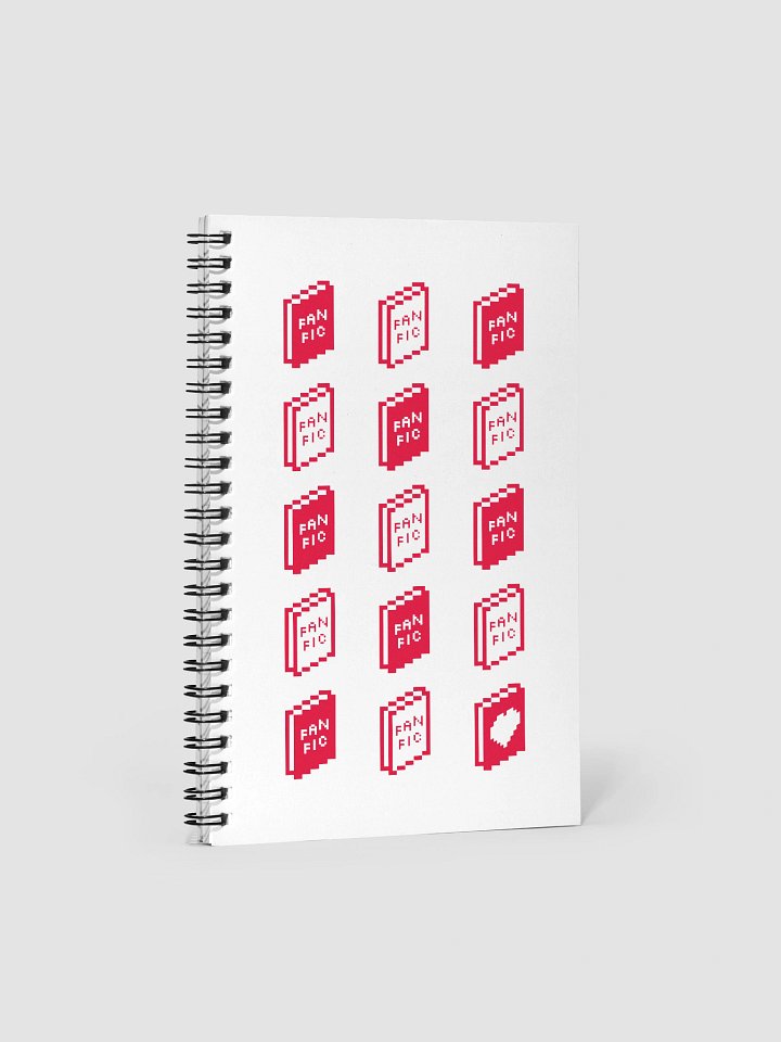 KUDOS // FAN FIC Book Pixel Art Spiral Notebook product image (1)