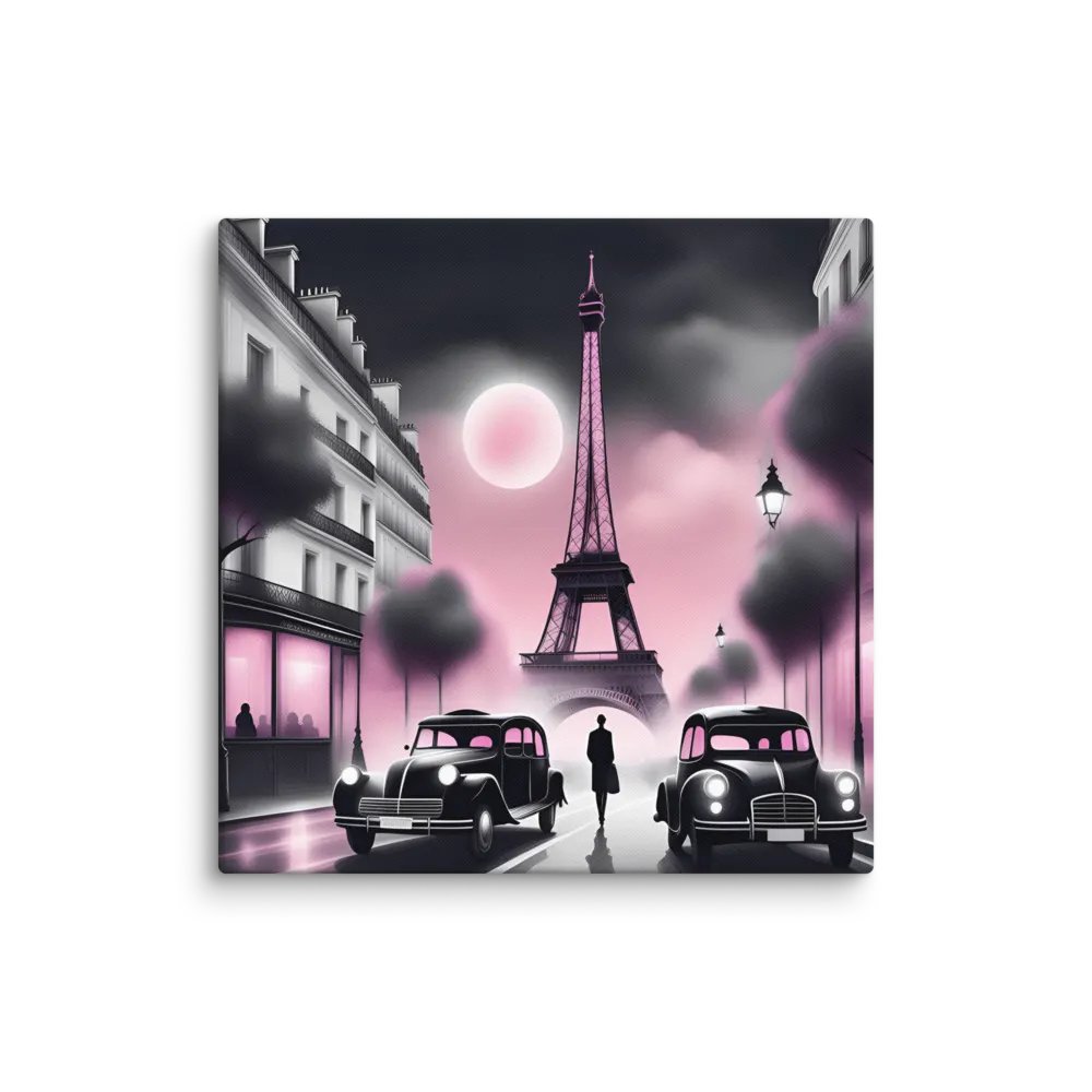 Moonlit Paris Canvas product image (1)